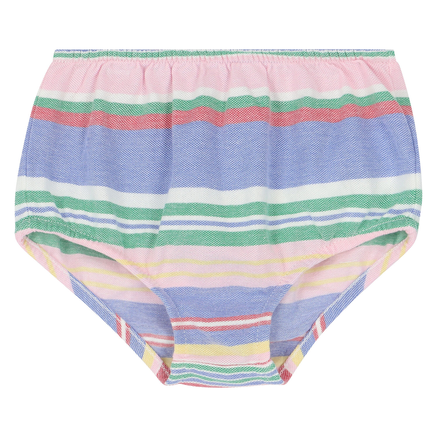Baby Girls Multi-Colored Striped Logo Dress Set, 1, hi-res