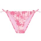 Girls Pink Palm Print Bikini, 1, hi-res