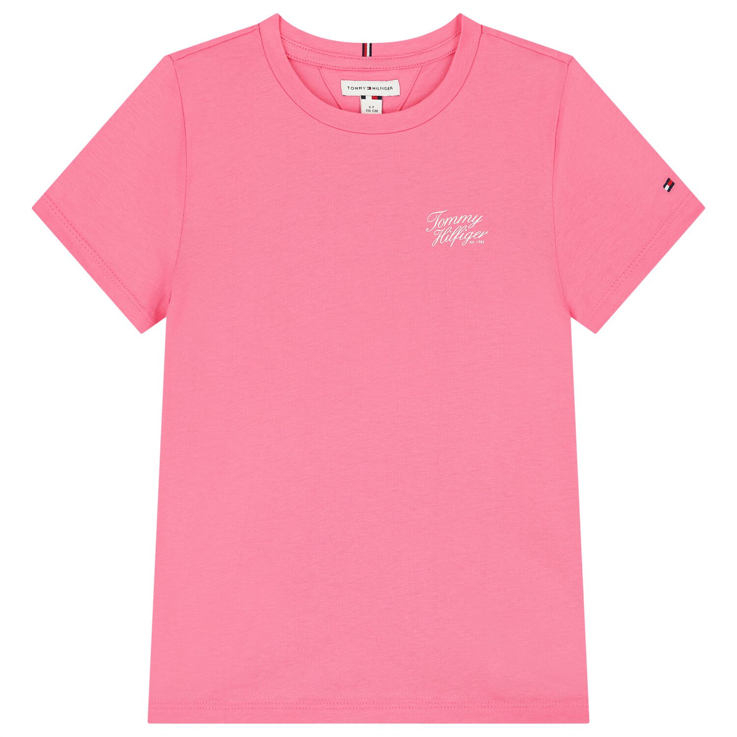 Girls Pink Logo T-Shirt, 1, hi-res