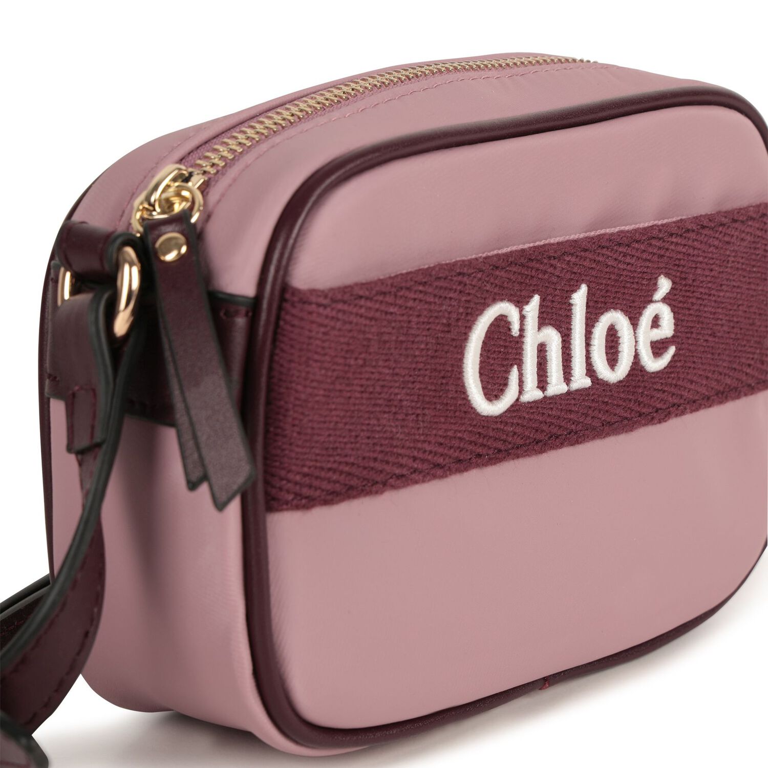 Girls Purple Logo Shoulder Bag, 1, hi-res image number null