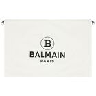 Baby Boys Blue & Gold Logo Blanket, 3, hi-res