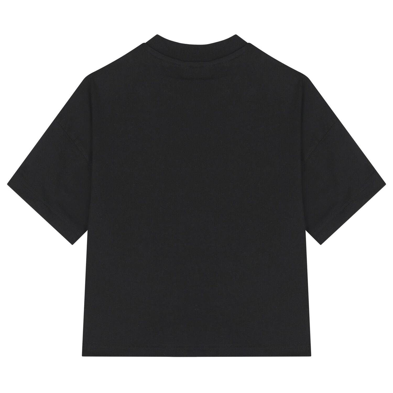 Boys Black Teddy Bear Logo T-Shirt, 2, hi-res