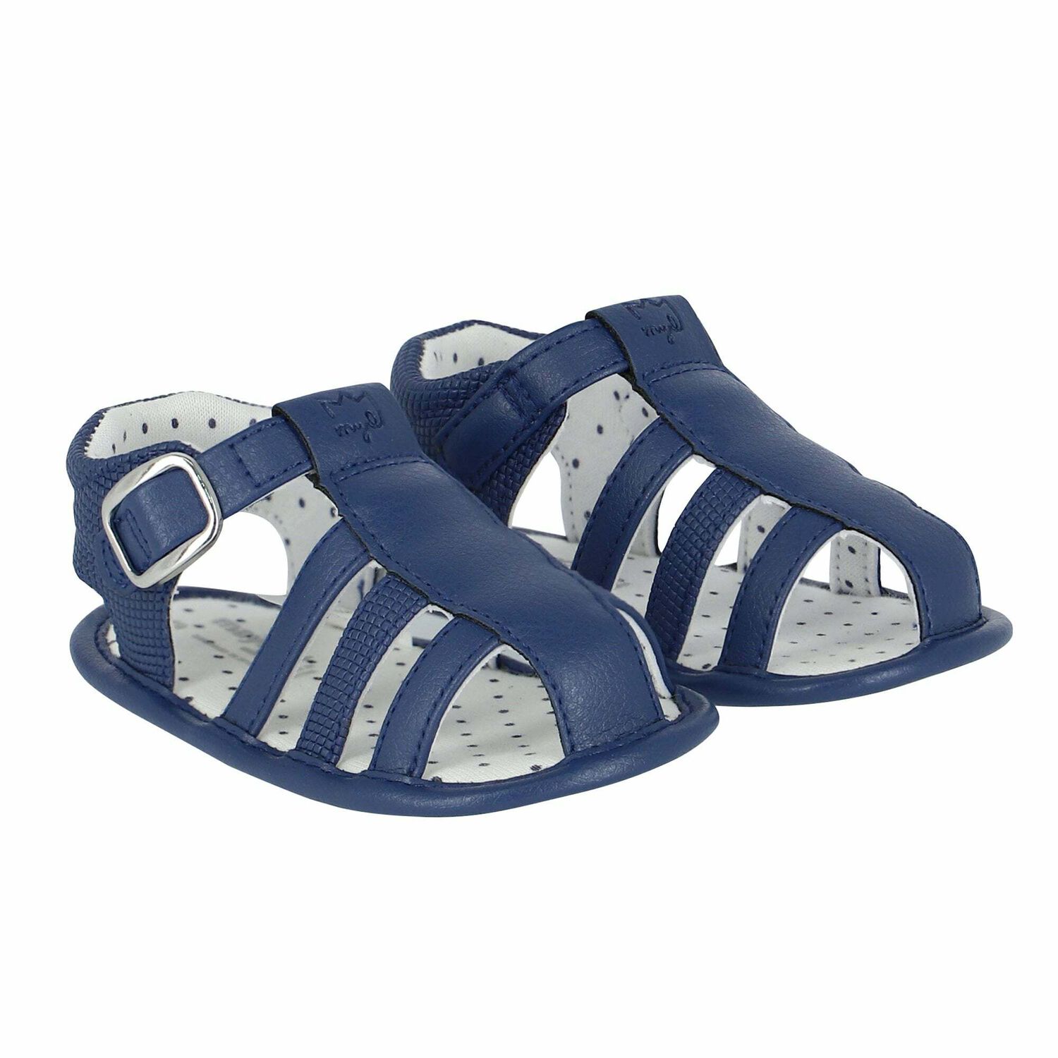 Baby Boys Navy Sandals, 3, hi-res image number null