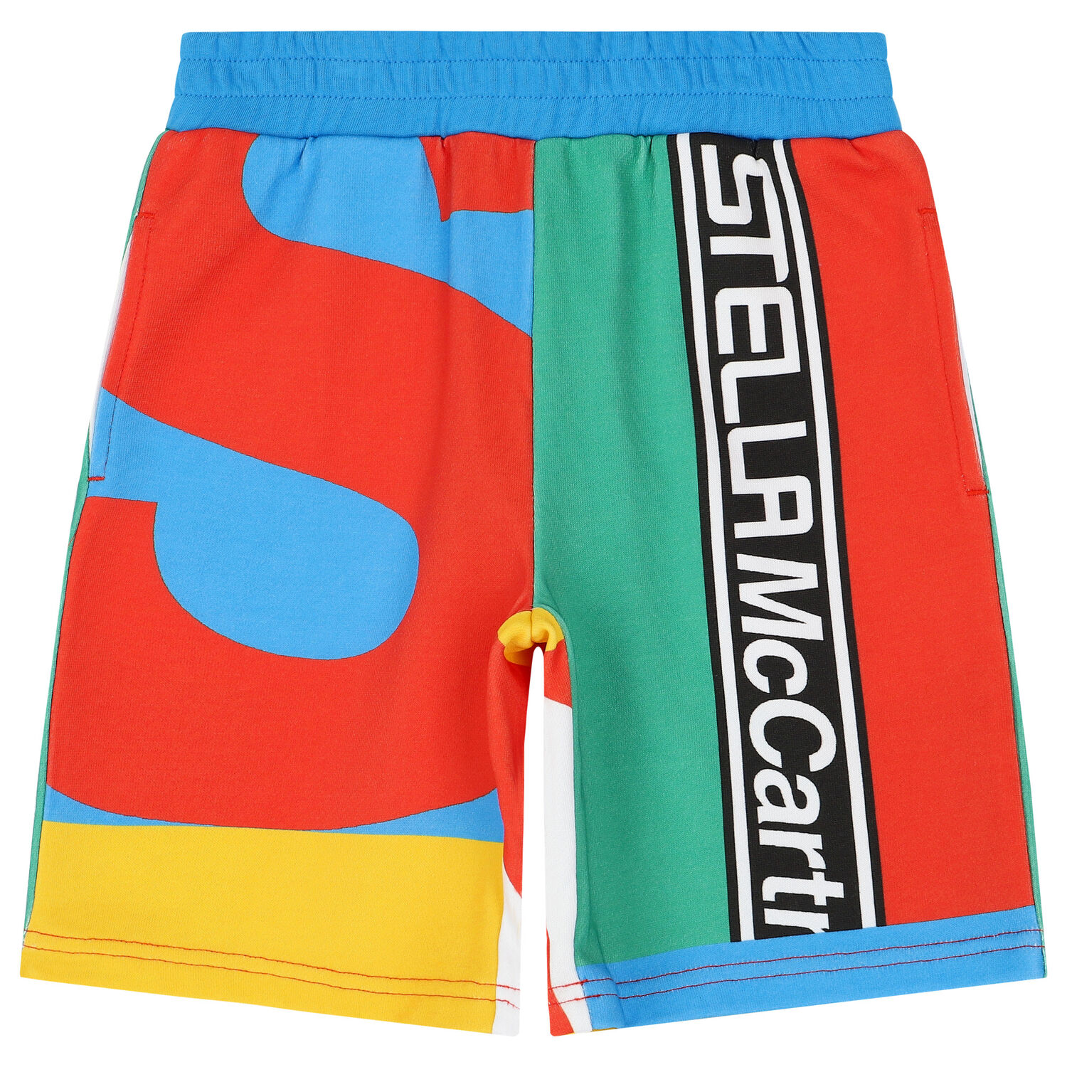 Boys Multi-Colored Logo Shorts, 1, hi-res