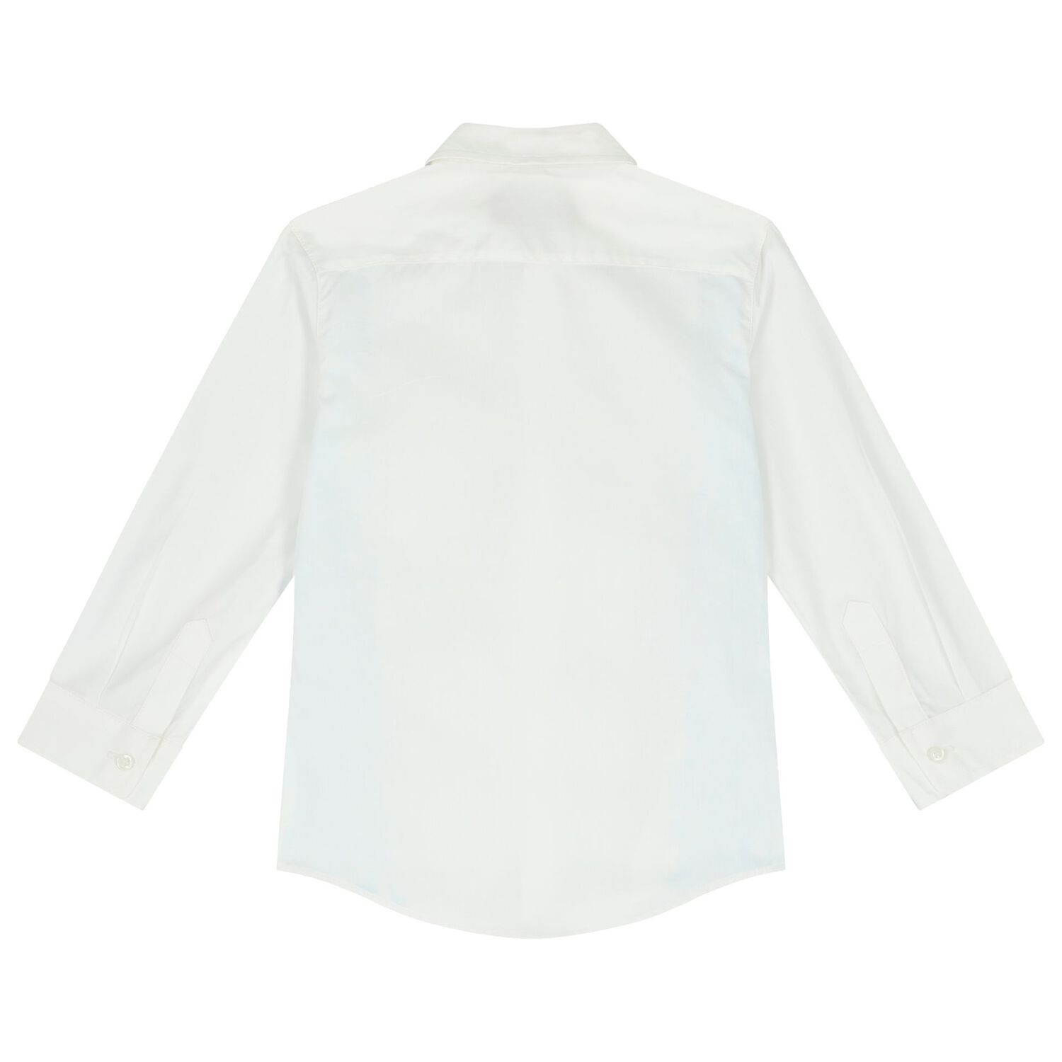 Boys White Logo Shirt, 1, hi-res image number null
