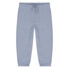 Younger Boys Blue, Beige & Navy Blue Fox Tracksuit Set, 1, hi-res