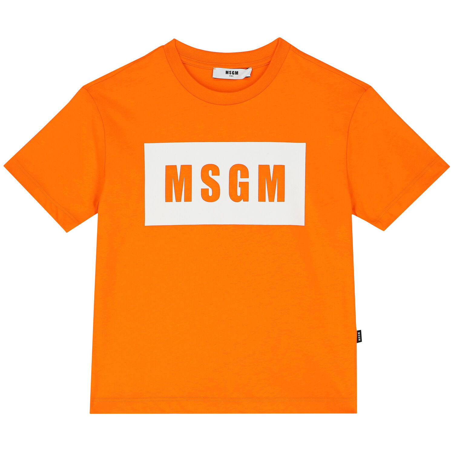 Orange & White Logo T-Shirt, 1, hi-res