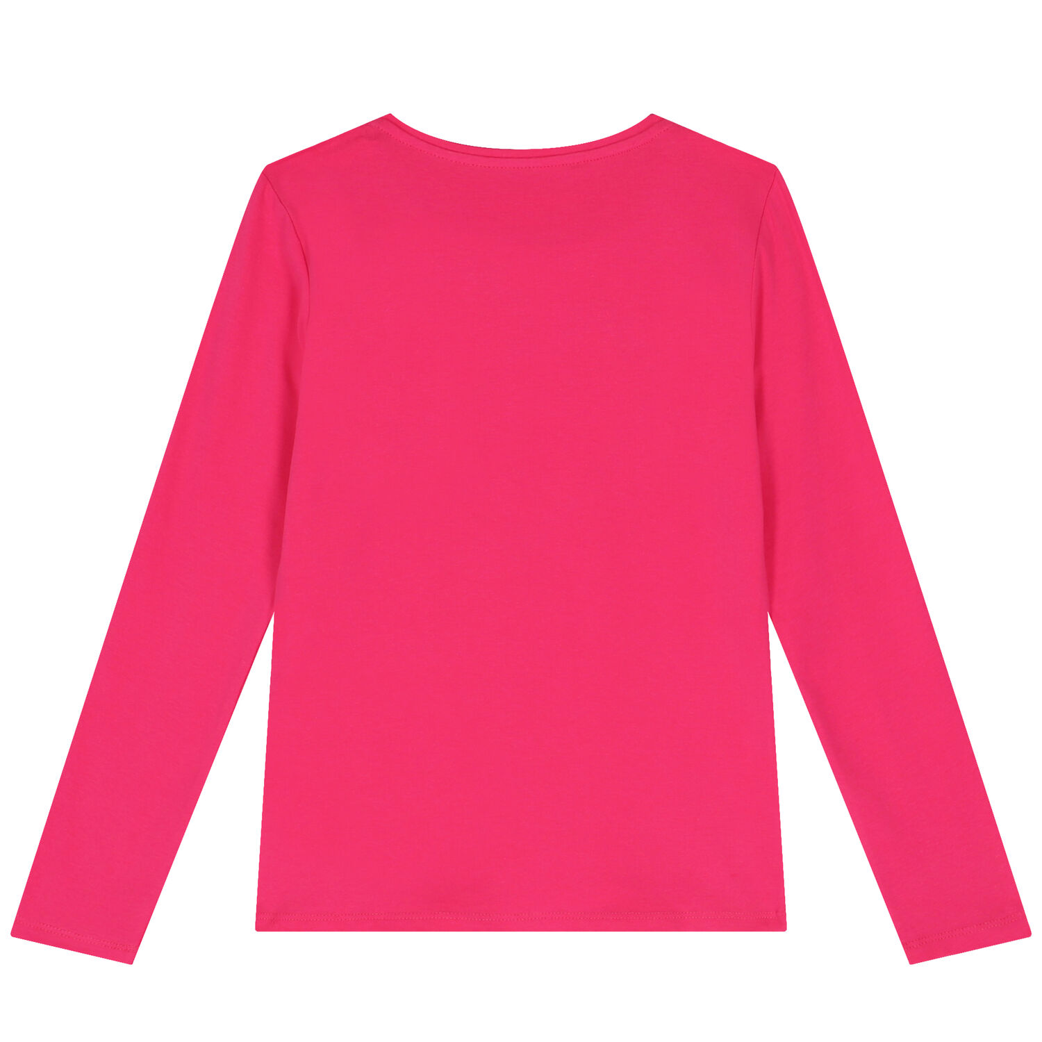 Girls Pink Logo Long Sleeve Top, 1, hi-res image number null