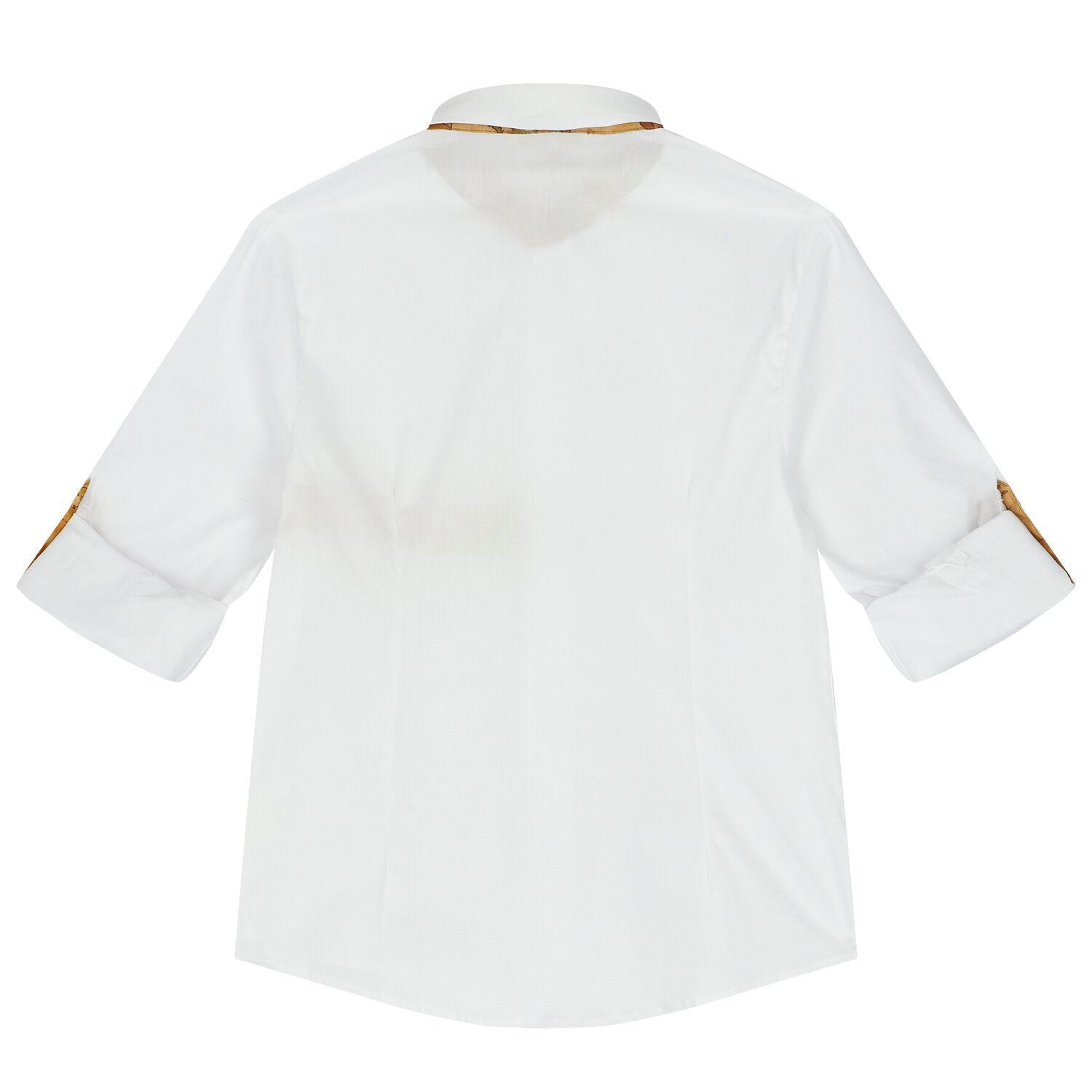 Boys White Logo Shirt, 1, hi-res