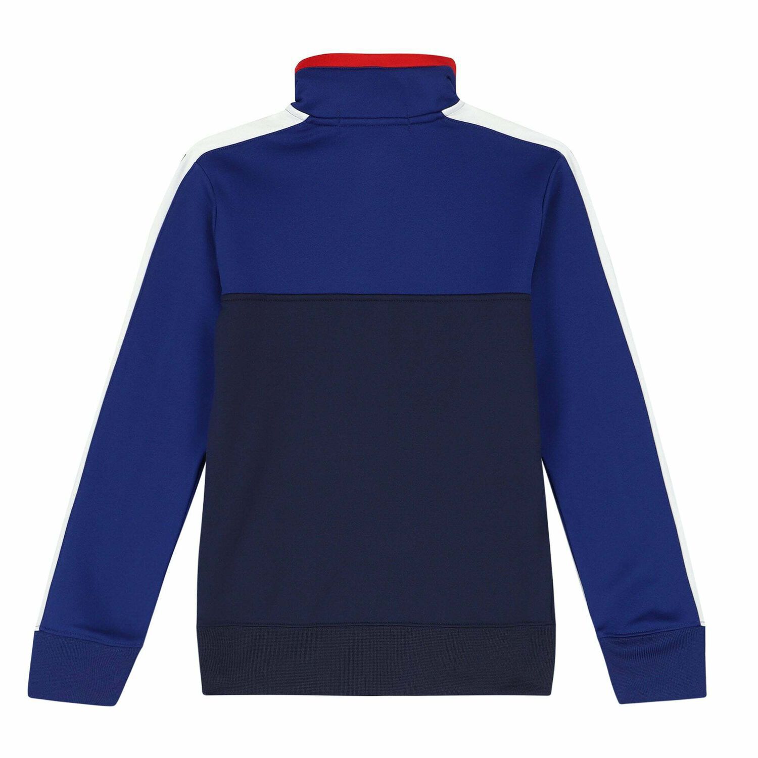 Boys Blue Logo Zip Up Top, 1, hi-res