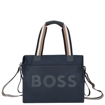 Navy Blue Logo Baby Changing Bag
