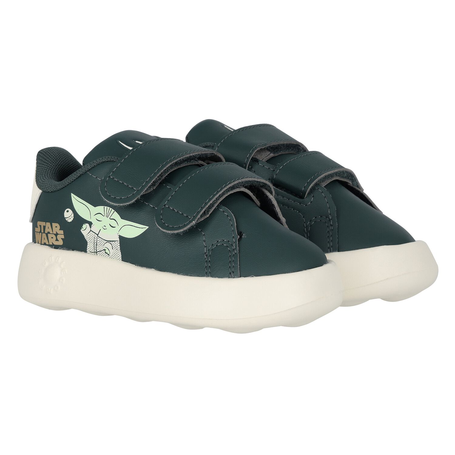 Boys Green Advantage Mandalorian Starwars Trainers, 1, hi-res