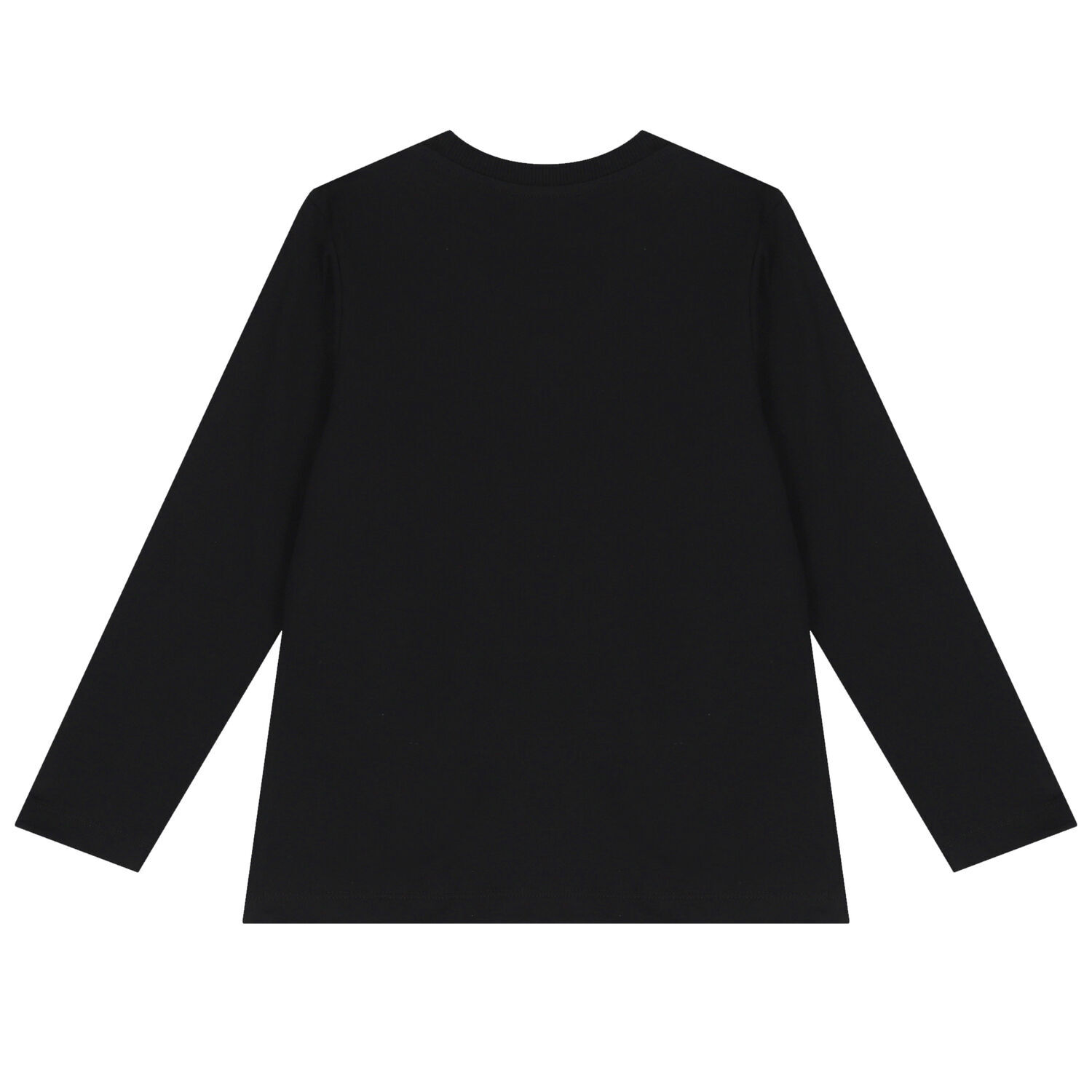Black Teddy Bear Long Sleeve Top, 1, hi-res