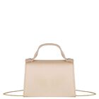 Girls Beige Crepe Handbag, 3, hi-res