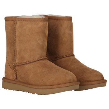 Beige Classic II Suede Boots