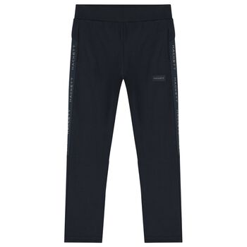 Boys Navy Blue Logo Joggers