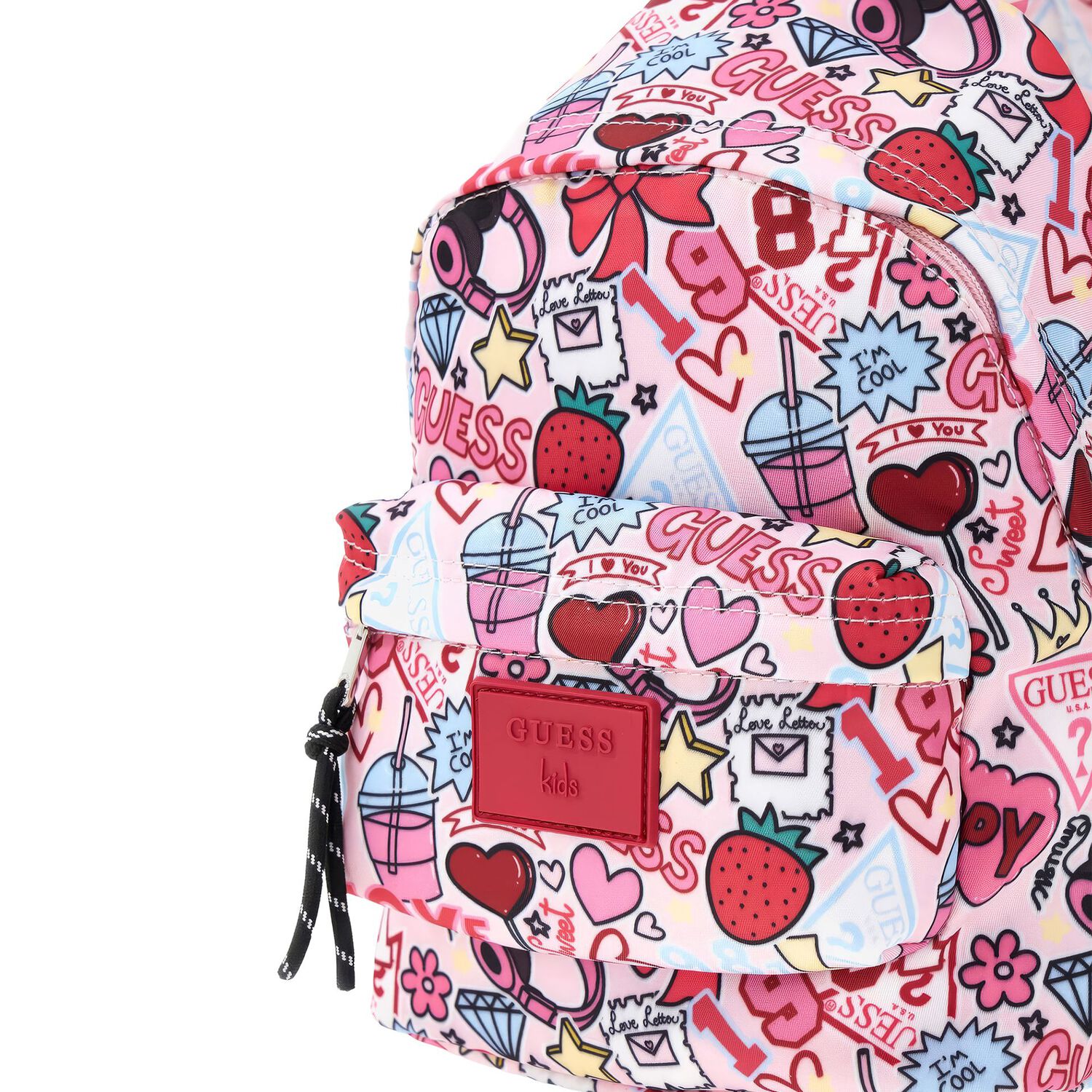 Pink Logo Backpack ( 28CM ), 1, hi-res