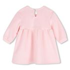 Younger Girls Pink Bow Dress, 1, hi-res