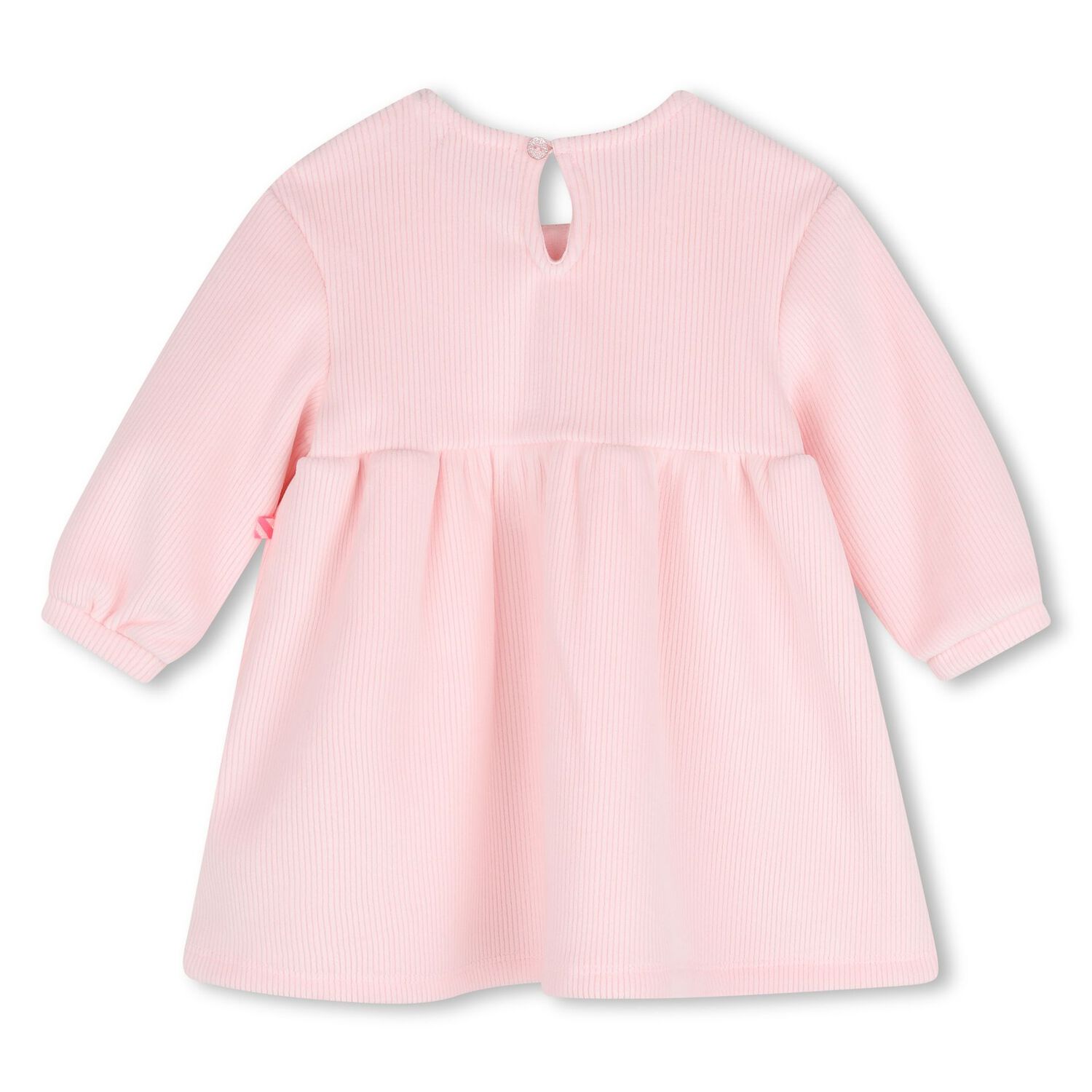 Younger Girls Pink Bow Dress, 1, hi-res