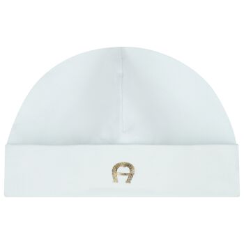 Baby Boys Blue Logo Hat