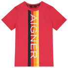 Boys Red Logo T-Shirt, 3, hi-res