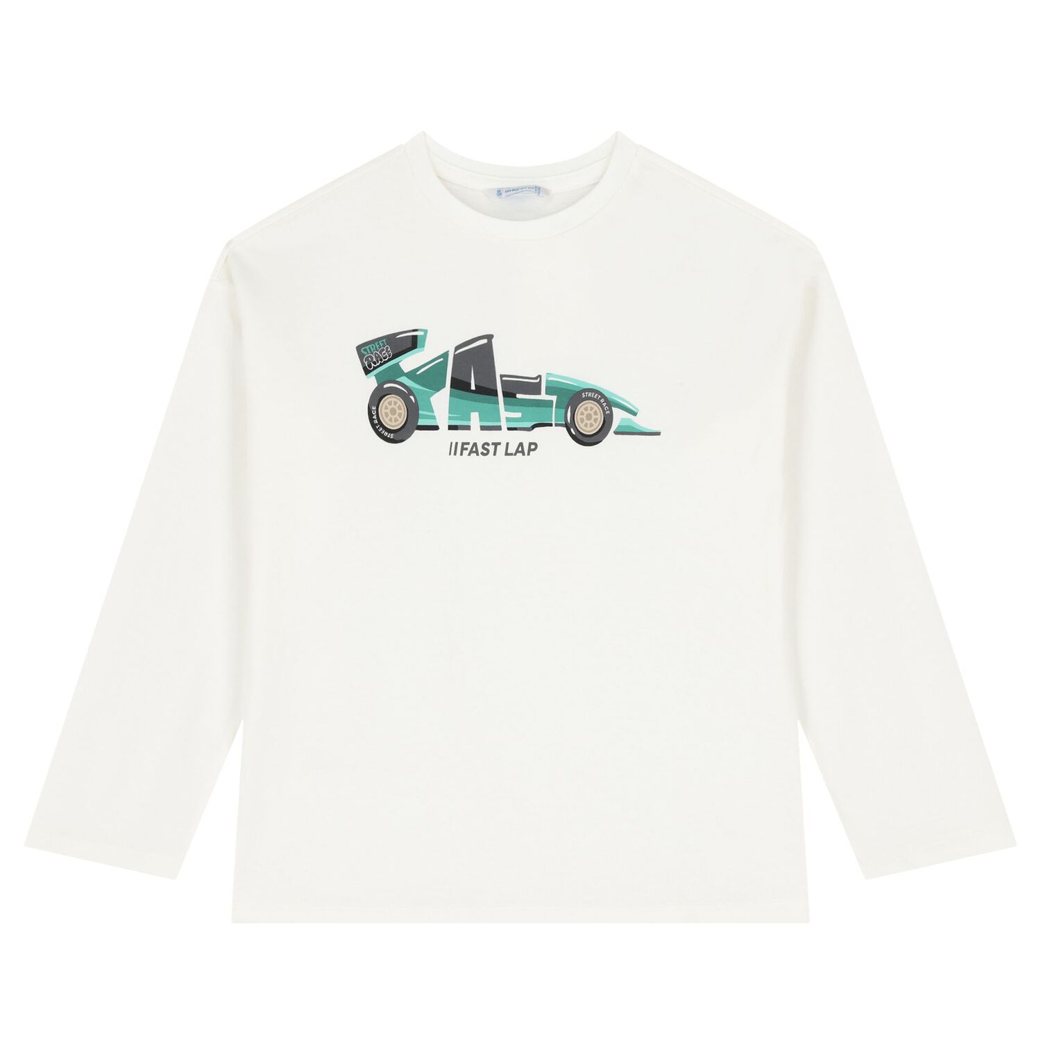 Boys White & Green Racing Car T-Shirt ( 2pack ), 1, hi-res