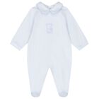 Baby Boys Blue Teddy Bear Babygrow Gift Set, 3, hi-res