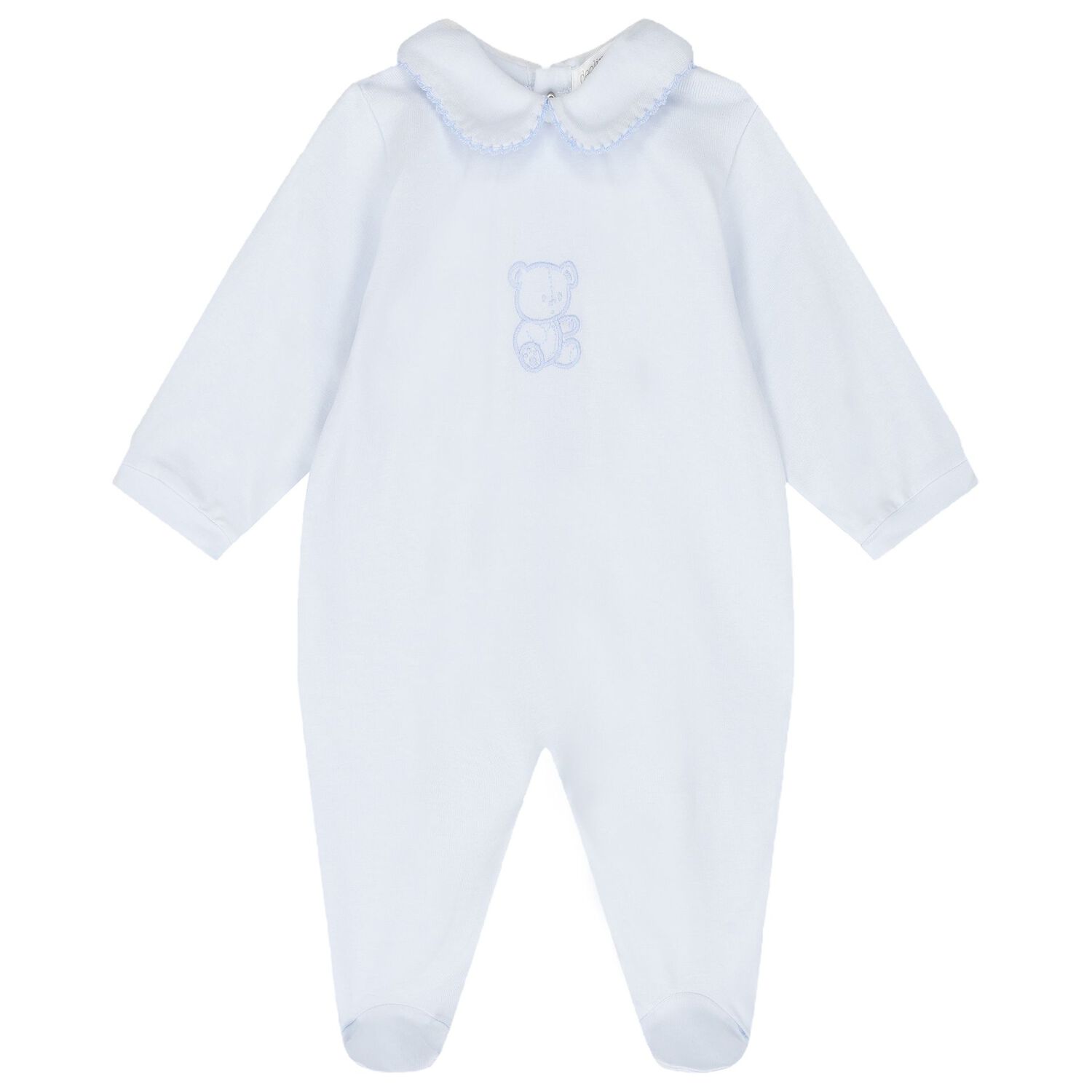 Baby Boys Blue Teddy Bear Babygrow Gift Set, 3, hi-res