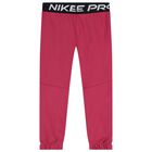 Girls Pink Logo Joggers, 2, hi-res