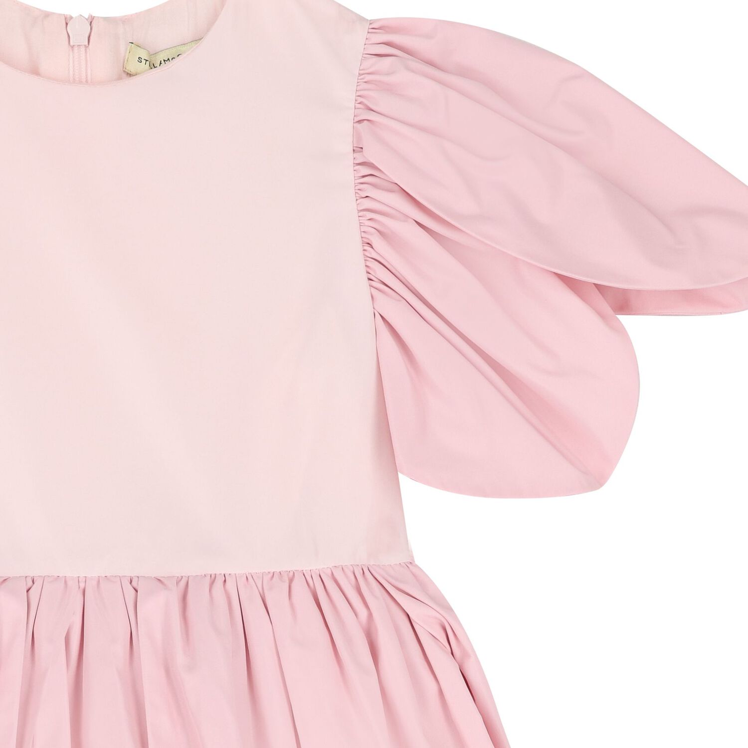 Girls Pink Petal Dress, 1, hi-res