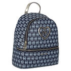 Girls Navy Logo Backpack, 1, hi-res