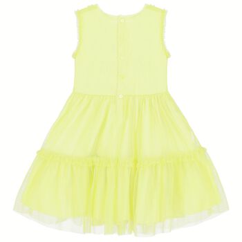 Girls Yellow Tulle Dress