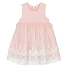 Younger Girls Pink Dress Set, 1, hi-res