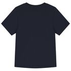 Boys Navy Blue Logo T-Shirt, 5, hi-res