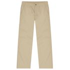 Boys Beige Logo Trousers, 1, hi-res