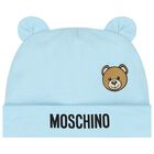 Blue Teddy Bear Logo Babygrow Gift Set, 3, hi-res