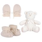 Baby Boys Blue Mittens & Booties Gift Set, 1, hi-res