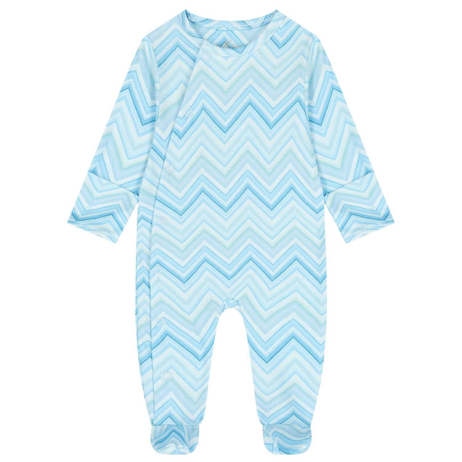 Multi-Coloured Zig Zag Babygrow Gift Set , 1, hi-res