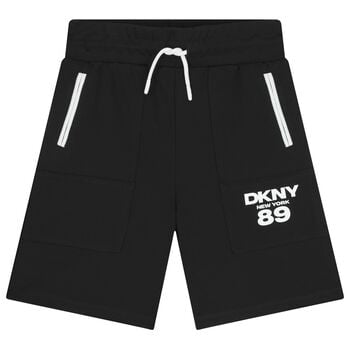 Black Logo Shorts