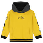 Boys Yellow, Grey & Black 3-Piece Tracksuit, 2, hi-res