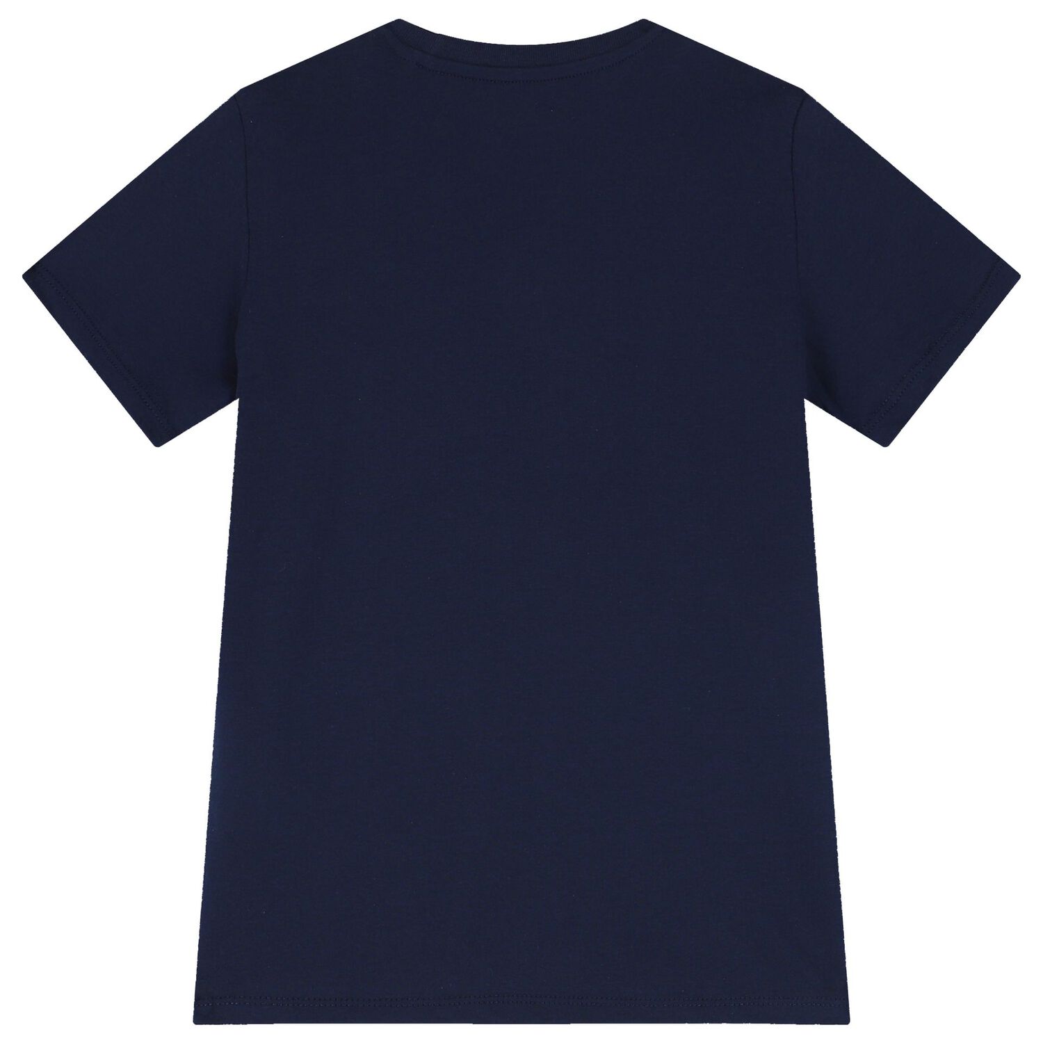 Boys Navy Blue Teddy Bear Logo T-Shirt, 1, hi-res image number null