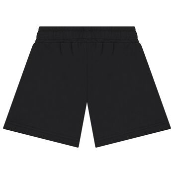 Girls Black Logo Shorts