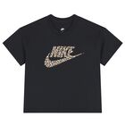 Girls Black Logo T-Shirt, 1, hi-res