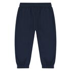 Younger Boys Beige, Yellow & Navy Blue Car Tracksuit Set, 3, hi-res