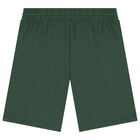 Boys Green Logo Shorts, 2, hi-res