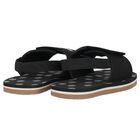Boys Black Logo Sandals, 1, hi-res