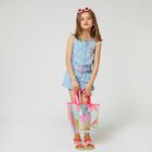 Girls Pink Floral Sunglasses, 1, hi-res