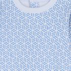 Blue Logo Geometric Logo Babygrows ( 2-Pack ), 2, hi-res