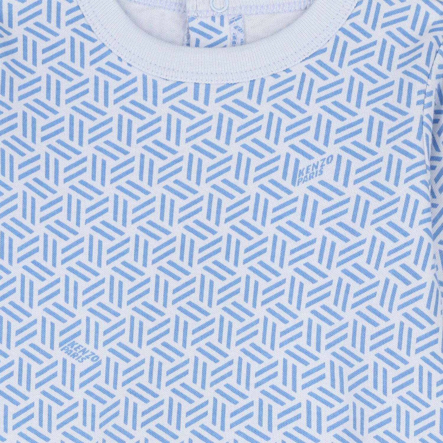 Blue Logo Geometric Logo Babygrows ( 2-Pack ), 2, hi-res