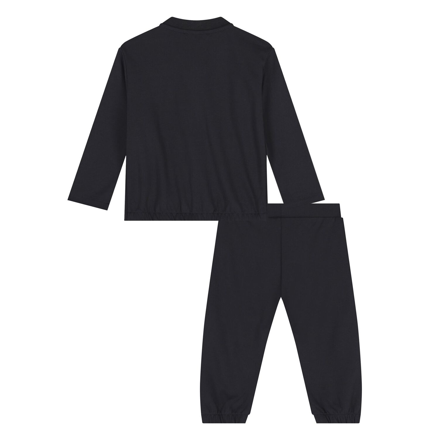 Younger Boys Navy Blue Logo Tracksuit, 1, hi-res